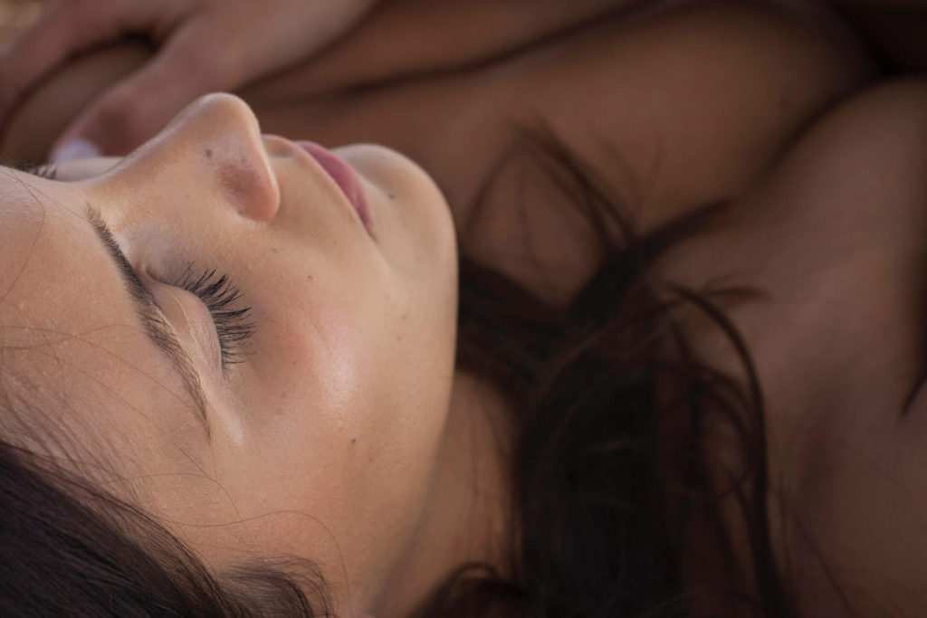 beautiful woman sleeping