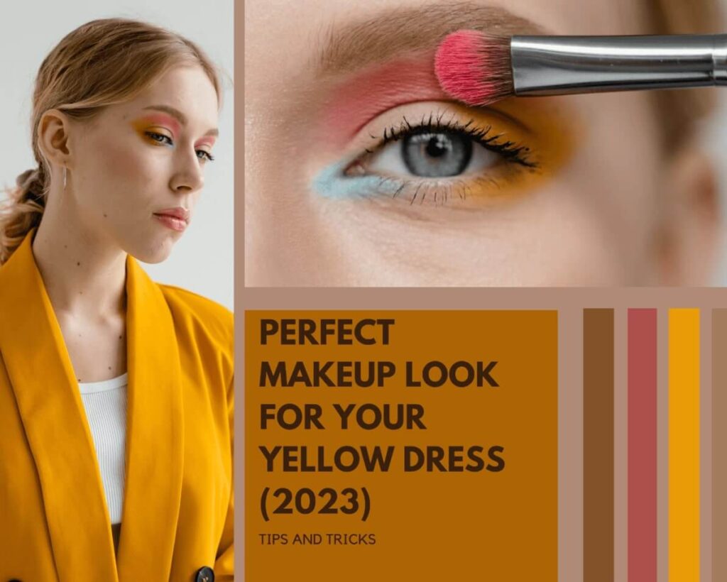 makeup for yellow dress